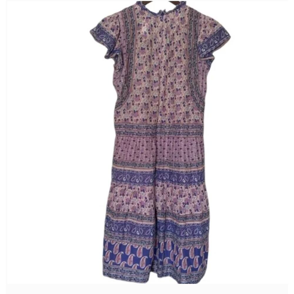 Sea New York Bianca Tiered Tunic Dress in Violet Sz 0 - Picture 6 of 7